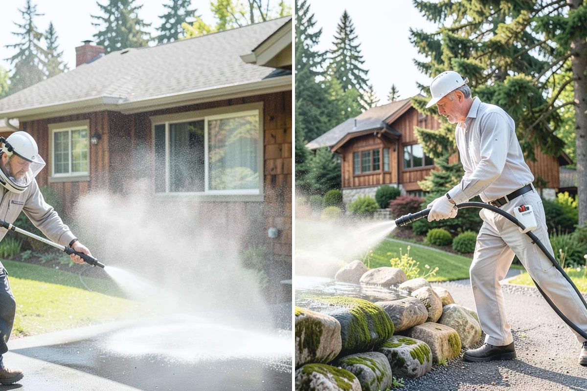 Deck Sealing in Skykomish, King County, WA - Clean the deck and remove mildew, algae, and surface graying