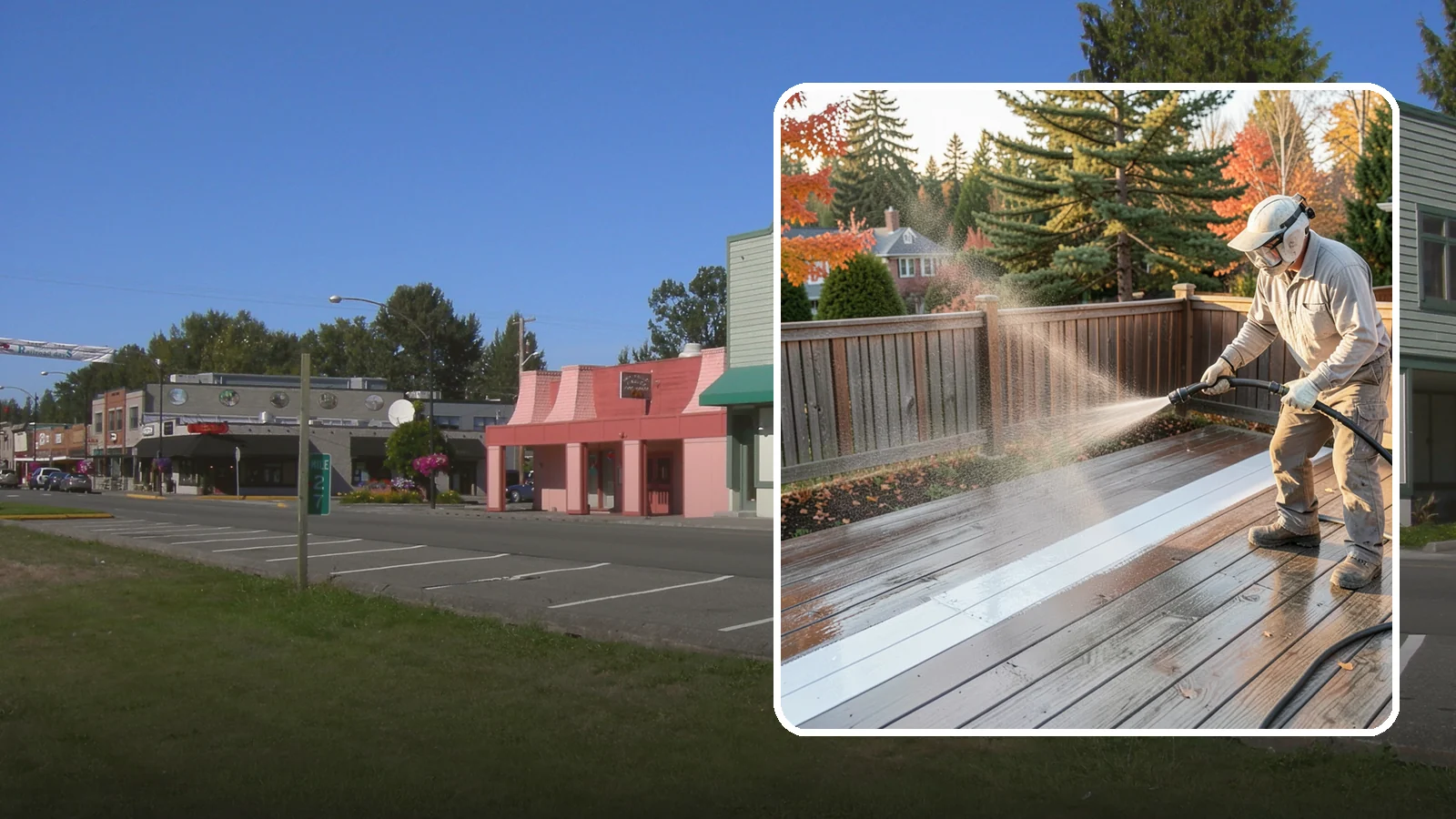 Deck Sealing in Snoqualmie, King County, WA - Water-repellent sealing for wood decks that shields boards from the moisture, graying, and rot that Pacific Northwest weather...