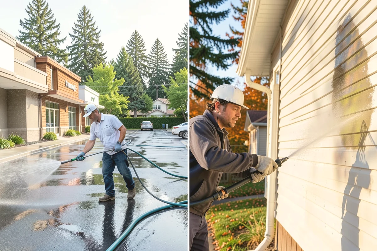 Deck Sealing in Steilacoom, Pierce County, WA - Clean the deck and remove mildew, algae, and surface graying