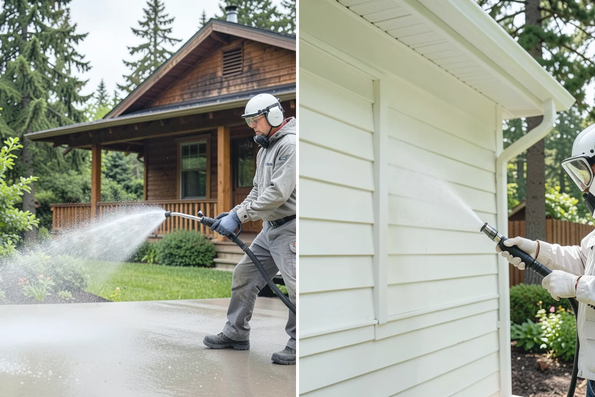 Deck Sealing in Sumner, Pierce County, WA - Clean the deck and remove mildew, algae, and surface graying