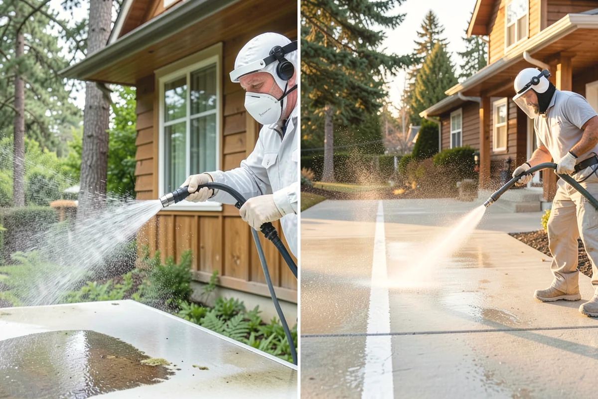 Deck Sealing in Tukwila, King County, WA - Clean the deck and remove mildew, algae, and surface graying