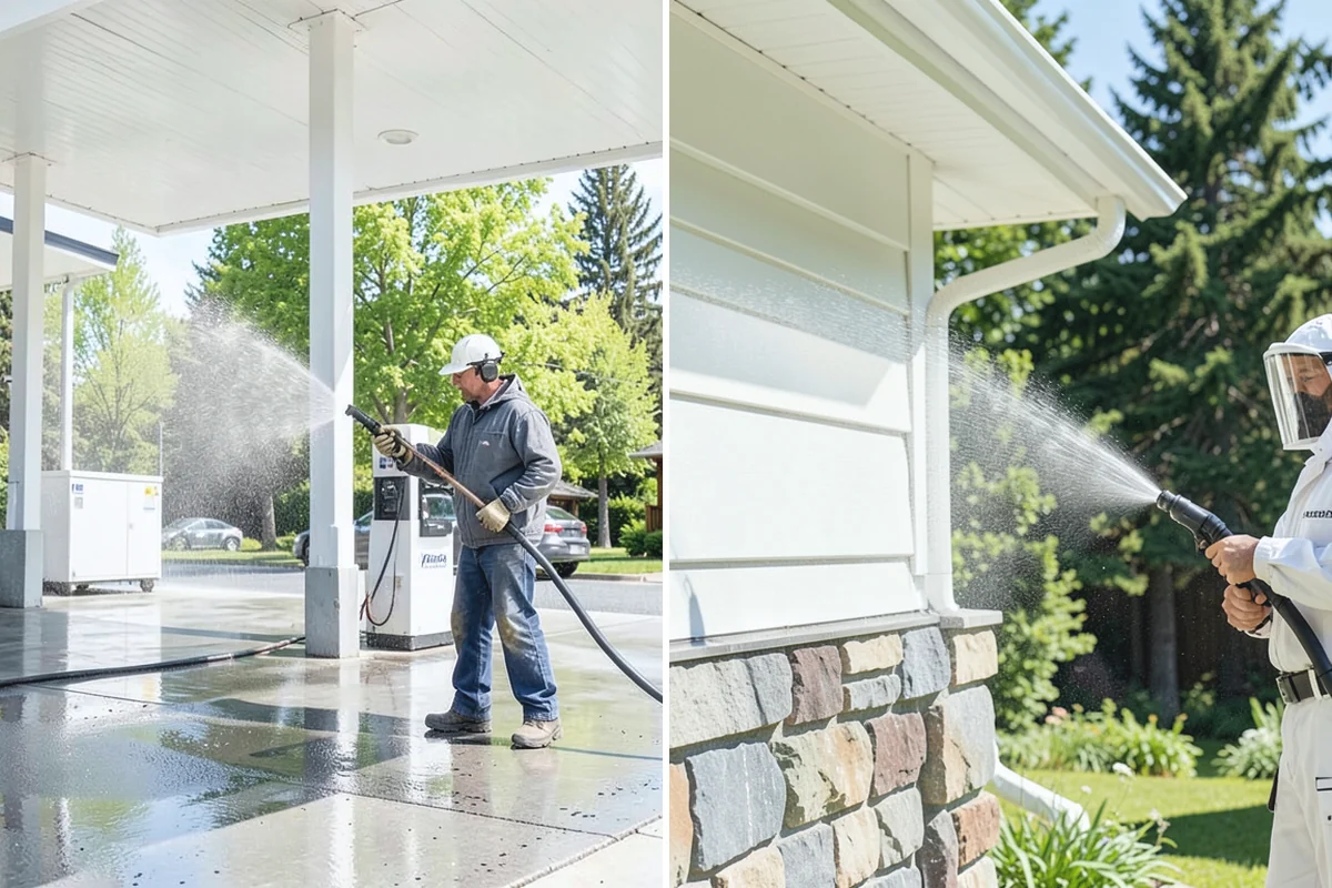 Deck Sealing in Woodinville, King County, WA - Clean the deck and remove mildew, algae, and surface graying