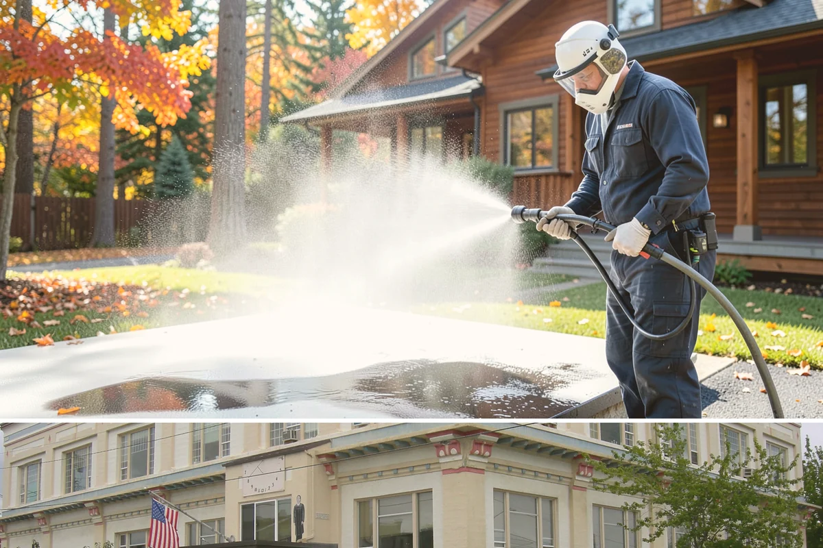 Deck Skirting Cleaning in Anacortes, Skagit County, WA - Spring cleaning clears the winter moss that grows heaviest on shaded skirting and restores ventilation.