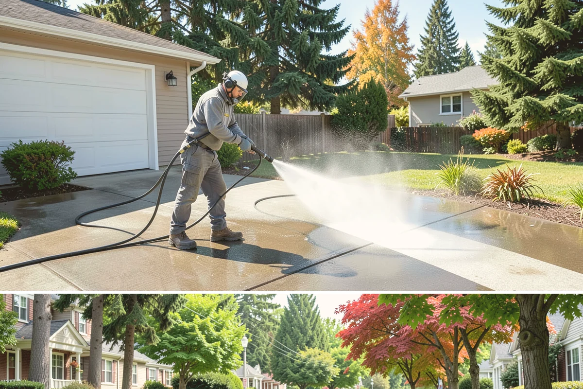 Deck Skirting Cleaning in Beaux Arts Village, King County, WA - Spring cleaning clears the winter moss that grows heaviest on shaded skirting and restores ventilation.