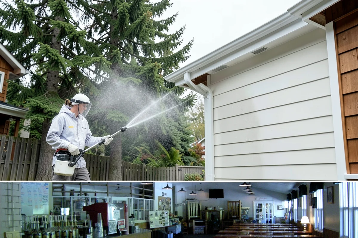 Deck Skirting Cleaning in Black Diamond, King County, WA - Spring cleaning clears the winter moss that grows heaviest on shaded skirting and restores ventilation.