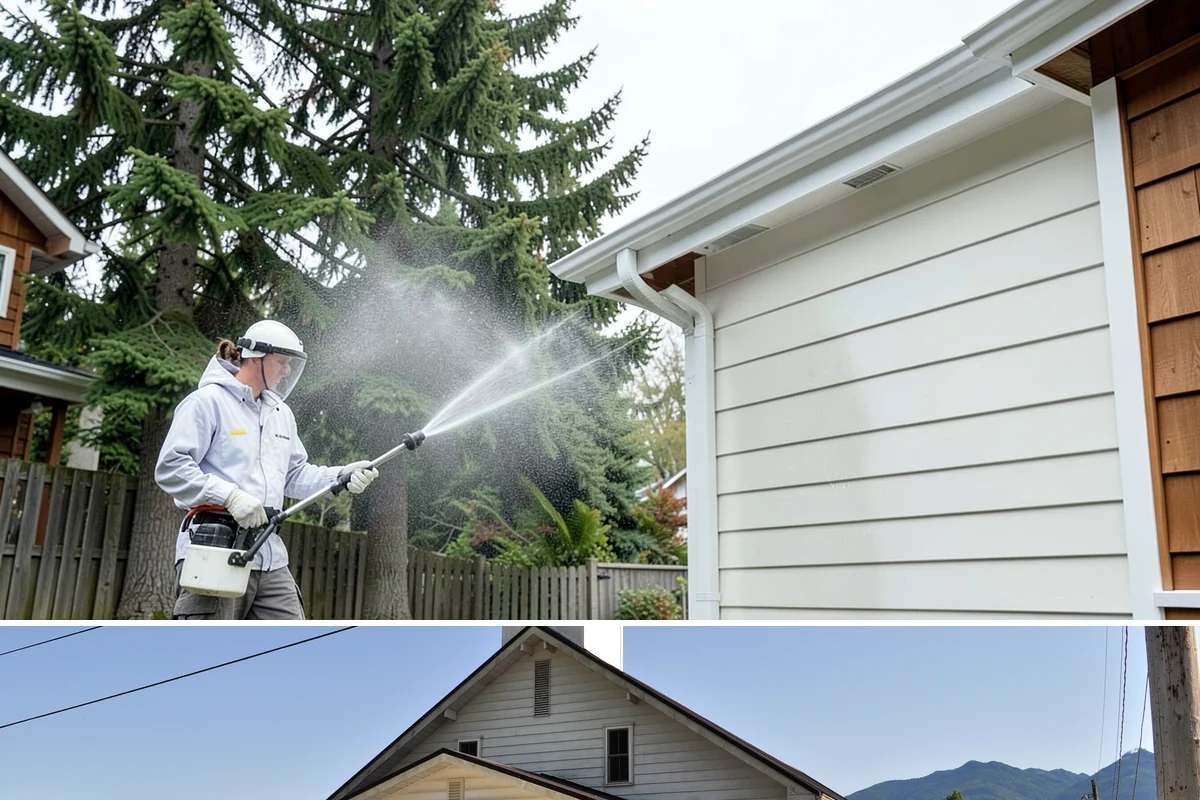 Deck Skirting Cleaning in Concrete, Skagit County, WA - Spring cleaning clears the winter moss that grows heaviest on shaded skirting and restores ventilation.