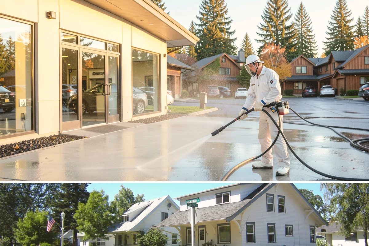 Deck Skirting Cleaning in DuPont, Pierce County, WA - Spring cleaning clears the winter moss that grows heaviest on shaded skirting and restores ventilation.