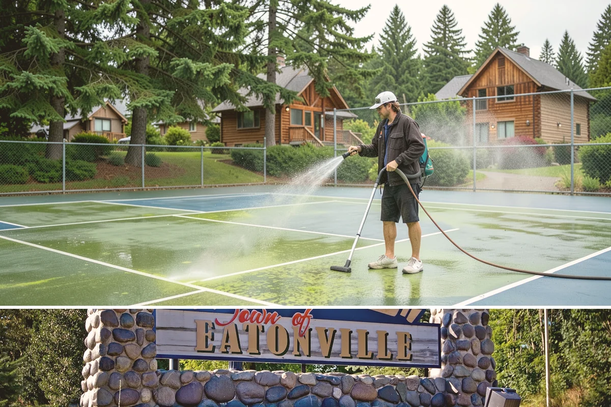 Deck Skirting Cleaning in Eatonville, Pierce County, WA - Spring cleaning clears the winter moss that grows heaviest on shaded skirting and restores ventilation.
