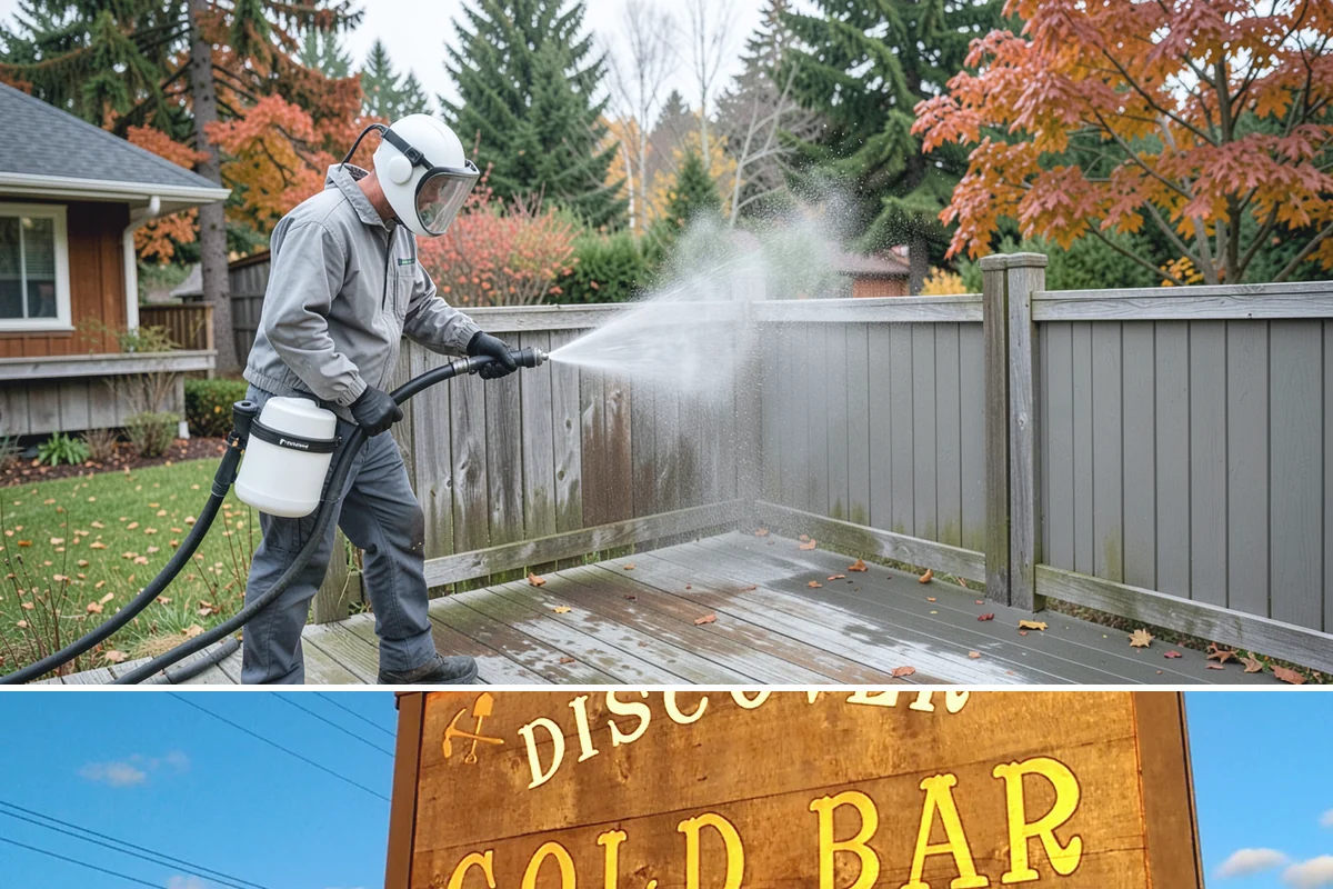 Deck Skirting Cleaning in Gold Bar, Snohomish County, WA - Spring cleaning clears the winter moss that grows heaviest on shaded skirting and restores ventilation.