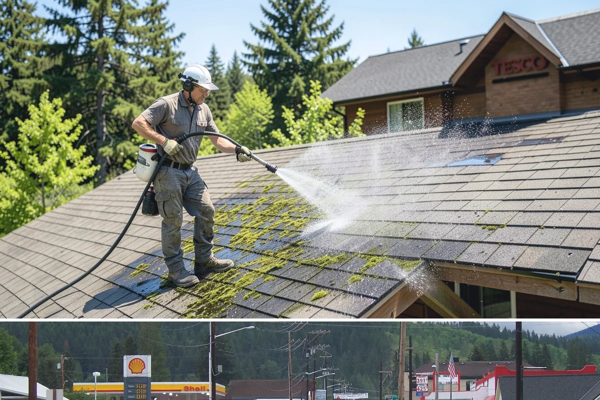 Deck Skirting Cleaning in Granite Falls, Snohomish County, WA - Spring cleaning clears the winter moss that grows heaviest on shaded skirting and restores ventilation.