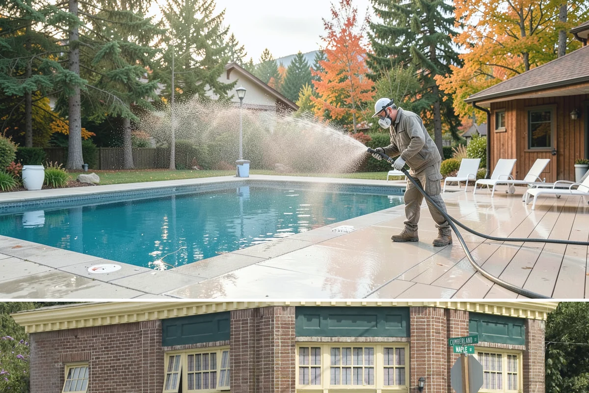 Deck Skirting Cleaning in Hamilton, Skagit County, WA - Spring cleaning clears the winter moss that grows heaviest on shaded skirting and restores ventilation.