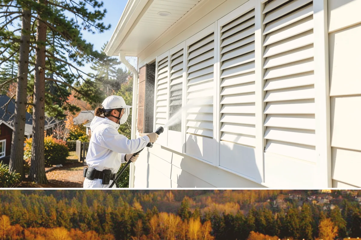 Deck Skirting Cleaning in Kenmore, King County, WA - Spring cleaning clears the winter moss that grows heaviest on shaded skirting and restores ventilation.