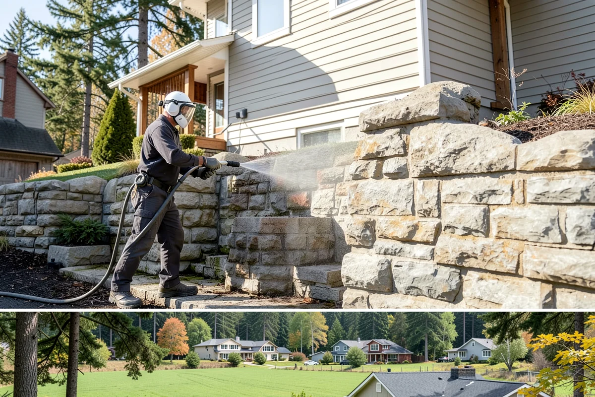 Deck Skirting Cleaning in Lyman, Skagit County, WA - Spring cleaning clears the winter moss that grows heaviest on shaded skirting and restores ventilation.