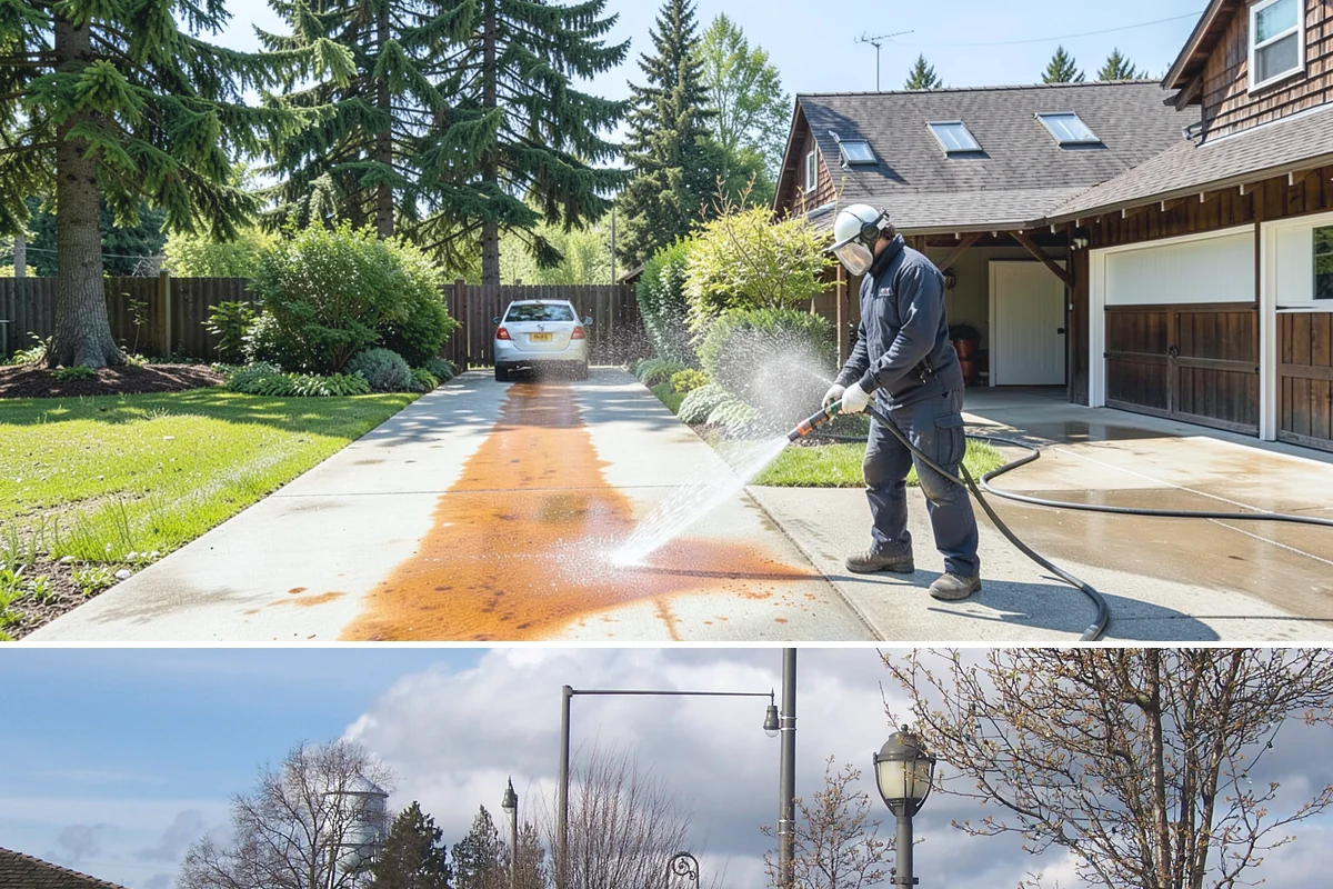 Deck Skirting Cleaning in Marysville, Snohomish County, WA - Spring cleaning clears the winter moss that grows heaviest on shaded skirting and restores ventilation.
