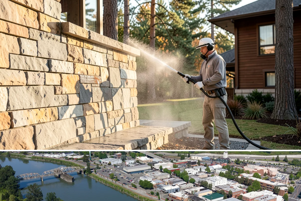 Deck Skirting Cleaning in Mount Vernon, Skagit County, WA - Spring cleaning clears the winter moss that grows heaviest on shaded skirting and restores ventilation.
