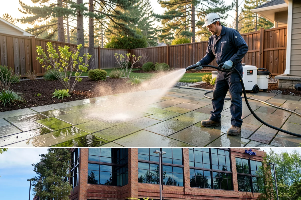 Deck Skirting Cleaning in Mountlake Terrace, Snohomish County, WA - Spring cleaning clears the winter moss that grows heaviest on shaded skirting and restores ventilation.
