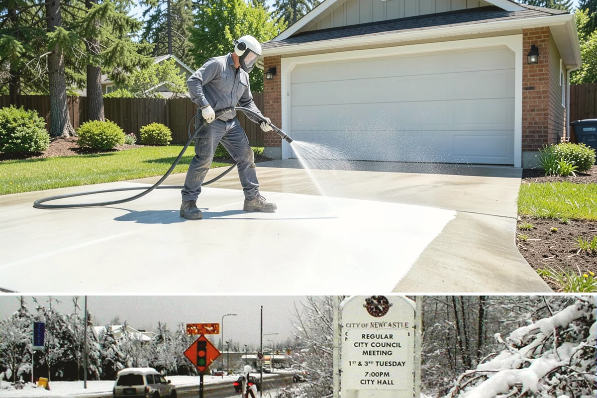 Deck Skirting Cleaning in Newcastle, King County, WA - Spring cleaning clears the winter moss that grows heaviest on shaded skirting and restores ventilation.