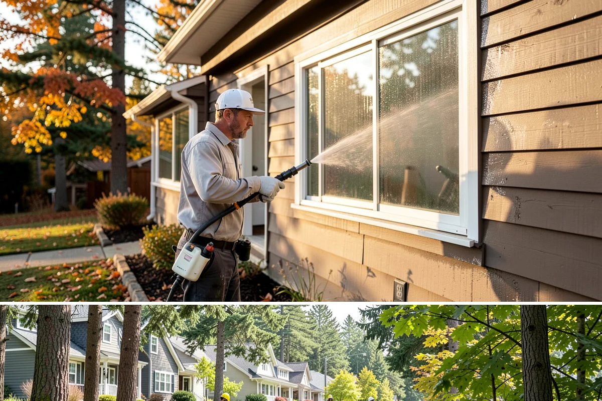 Deck Skirting Cleaning in Normandy Park, King County, WA - Spring cleaning clears the winter moss that grows heaviest on shaded skirting and restores ventilation.
