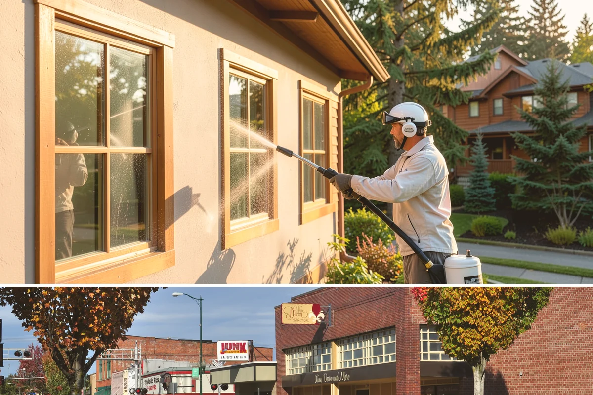 Deck Skirting Cleaning in Puyallup, Pierce County, WA - Spring cleaning clears the winter moss that grows heaviest on shaded skirting and restores ventilation.