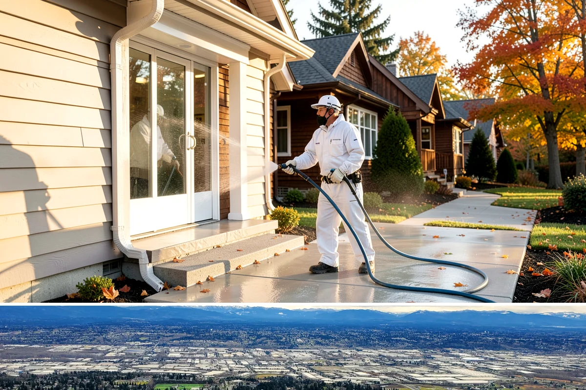 Deck Skirting Cleaning in SeaTac, King County, WA - Spring cleaning clears the winter moss that grows heaviest on shaded skirting and restores ventilation.