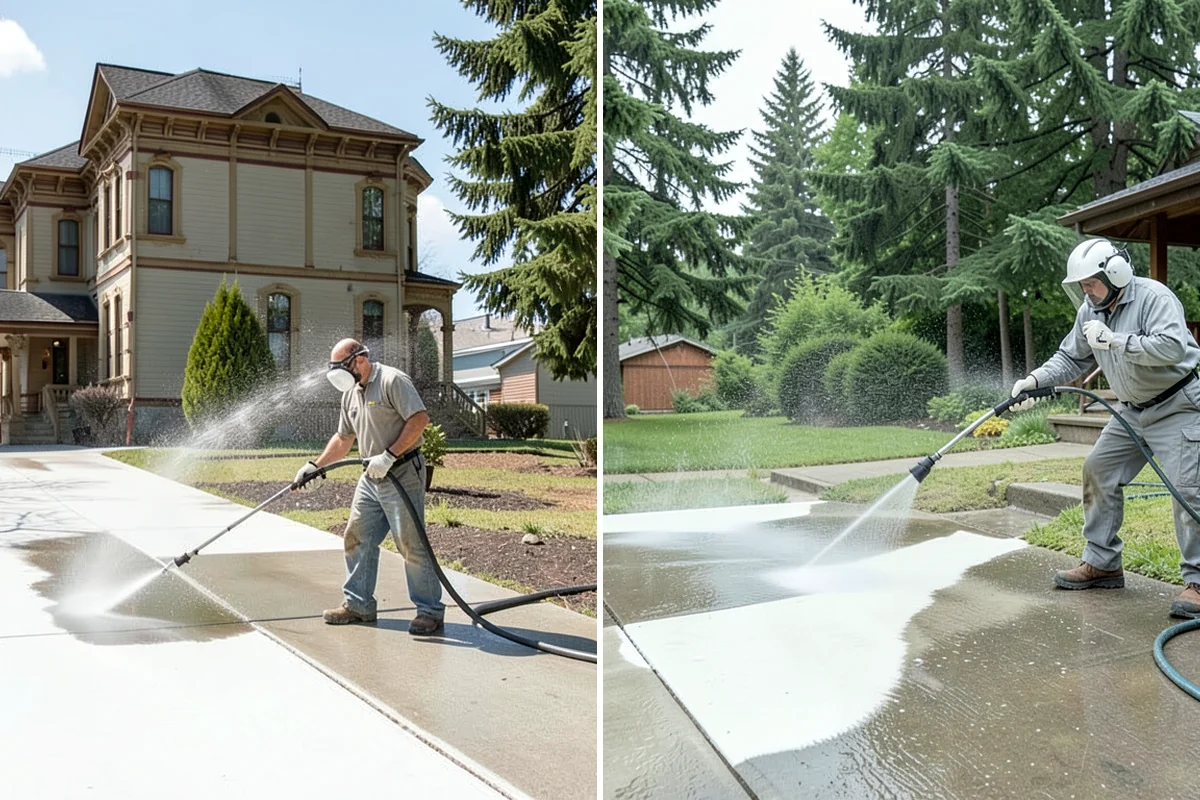 Deck Skirting Cleaning in Seattle, King County, WA - Clear debris piled against the skirting base