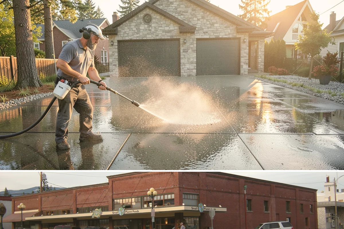 Deck Skirting Cleaning in Sedro-Woolley, Skagit County, WA - Spring cleaning clears the winter moss that grows heaviest on shaded skirting and restores ventilation.