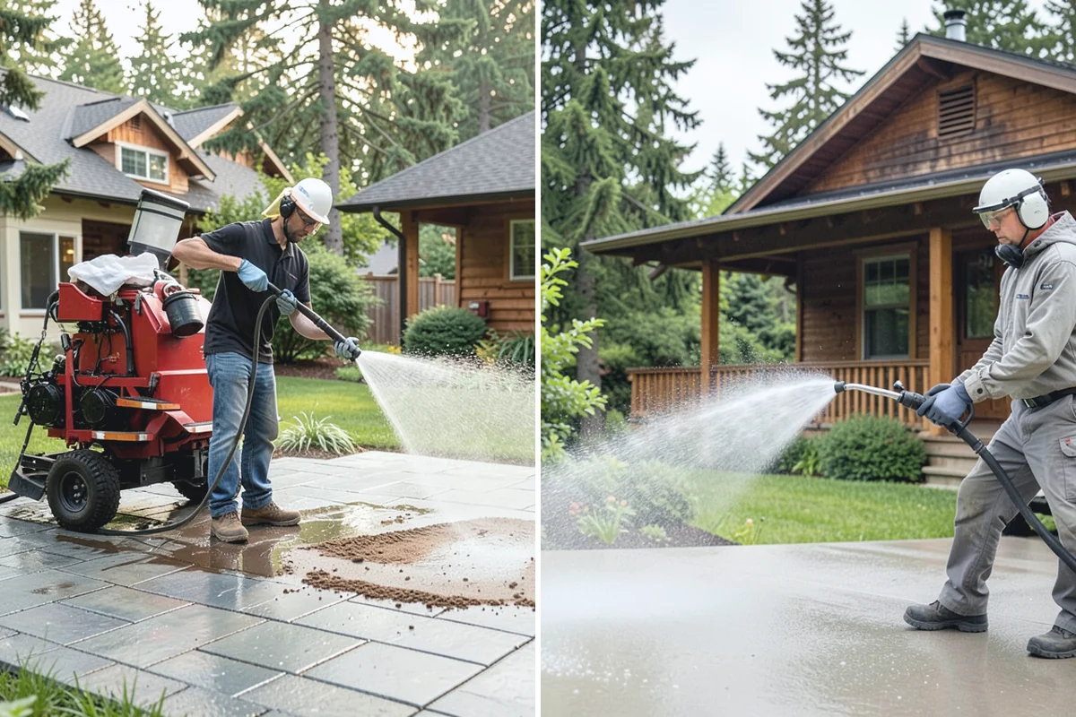 Deck Skirting Cleaning in Skykomish, King County, WA - Clear debris piled against the skirting base