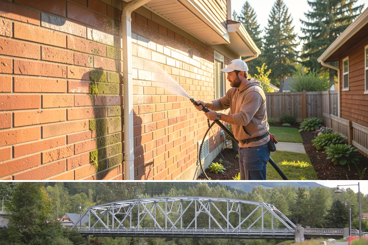 Deck Skirting Cleaning in Skykomish, King County, WA - Spring cleaning clears the winter moss that grows heaviest on shaded skirting and restores ventilation.