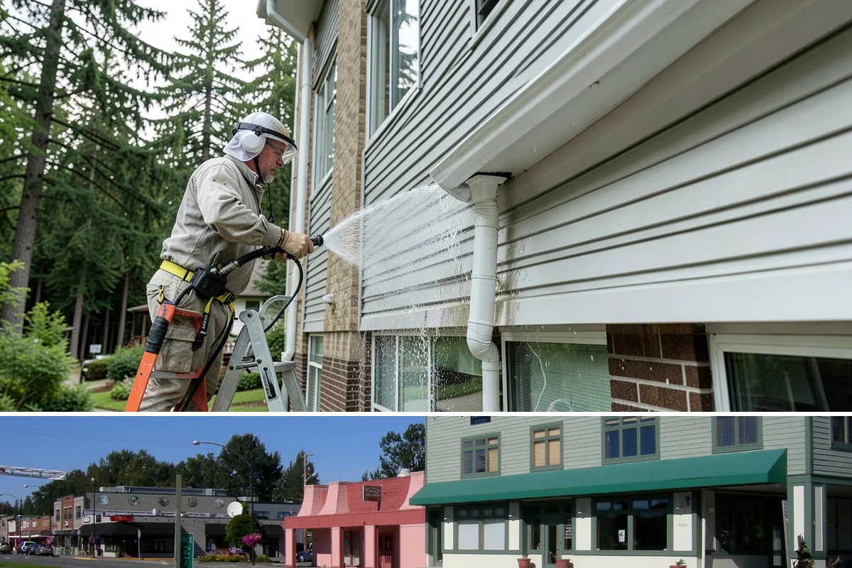 Deck Skirting Cleaning in Snoqualmie, King County, WA - Spring cleaning clears the winter moss that grows heaviest on shaded skirting and restores ventilation.