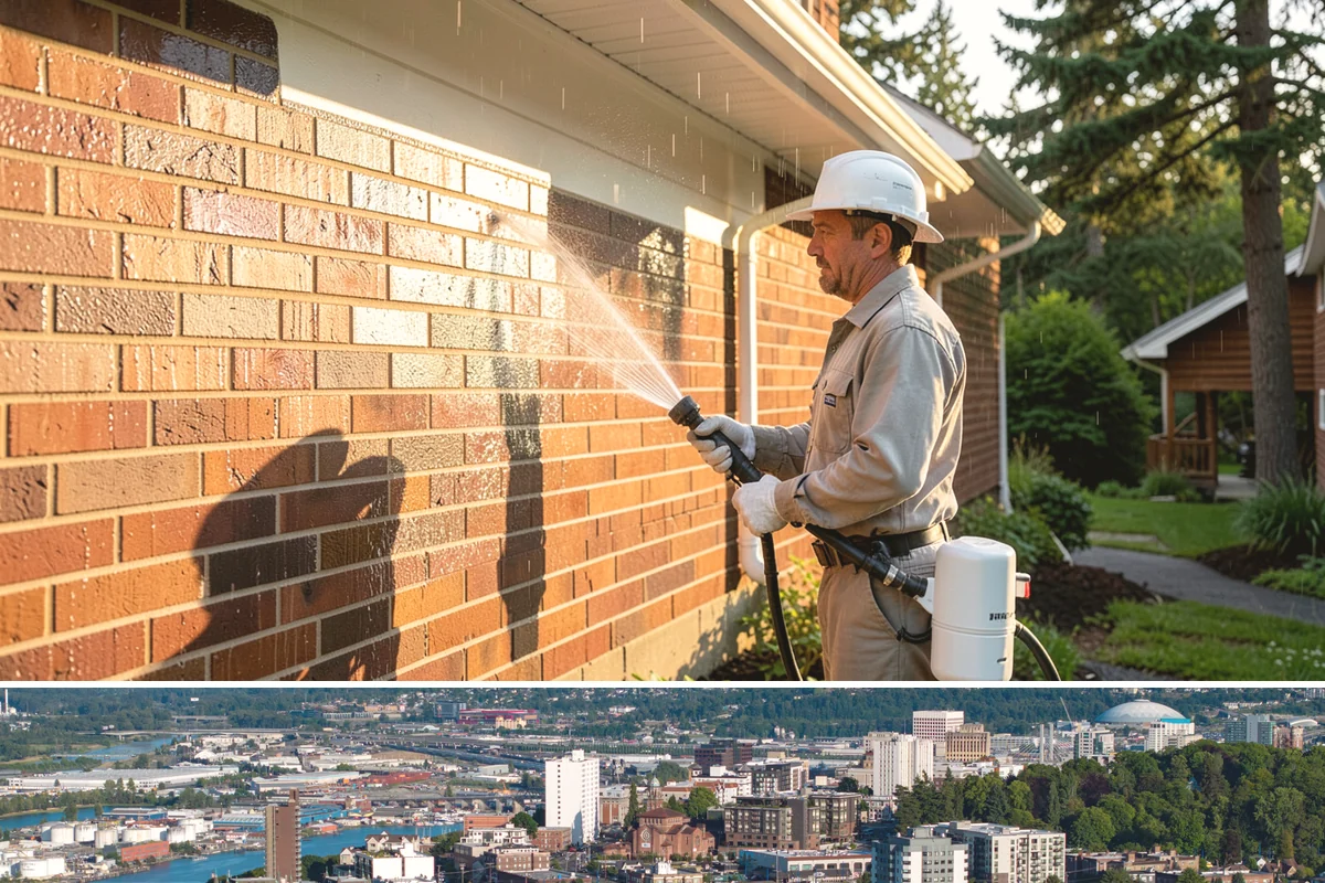 Deck Skirting Cleaning in Tacoma, Pierce County, WA - Spring cleaning clears the winter moss that grows heaviest on shaded skirting and restores ventilation.