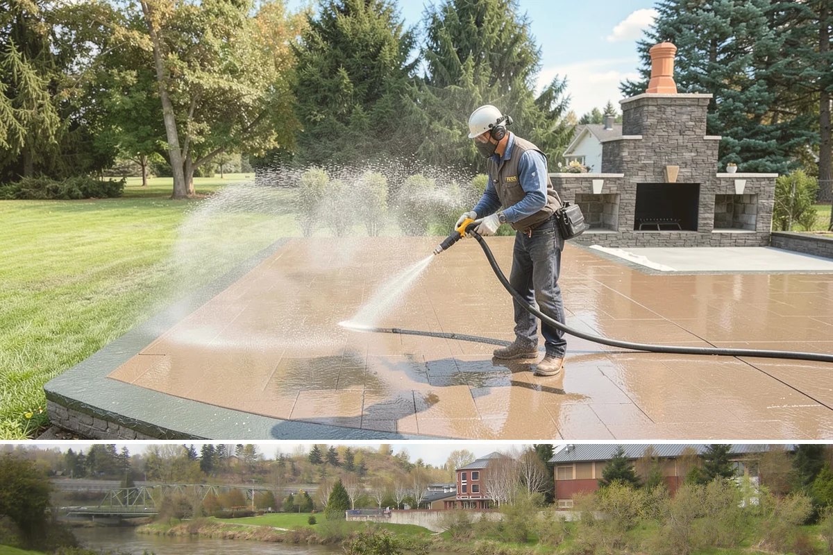 Deck Skirting Cleaning in Tukwila, King County, WA - Spring cleaning clears the winter moss that grows heaviest on shaded skirting and restores ventilation.