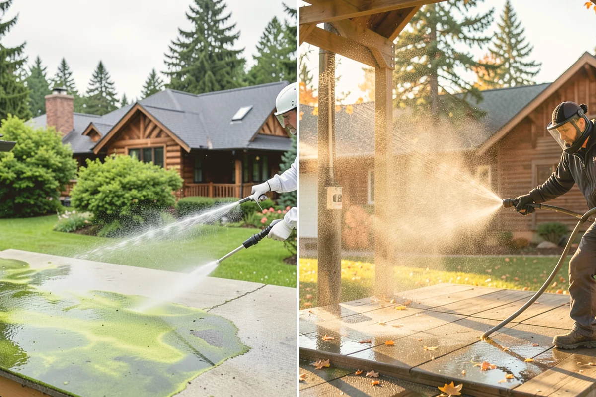 Deck Stain Stripping in Bothell, King County, WA - Apply a stain stripper to the failing finish
