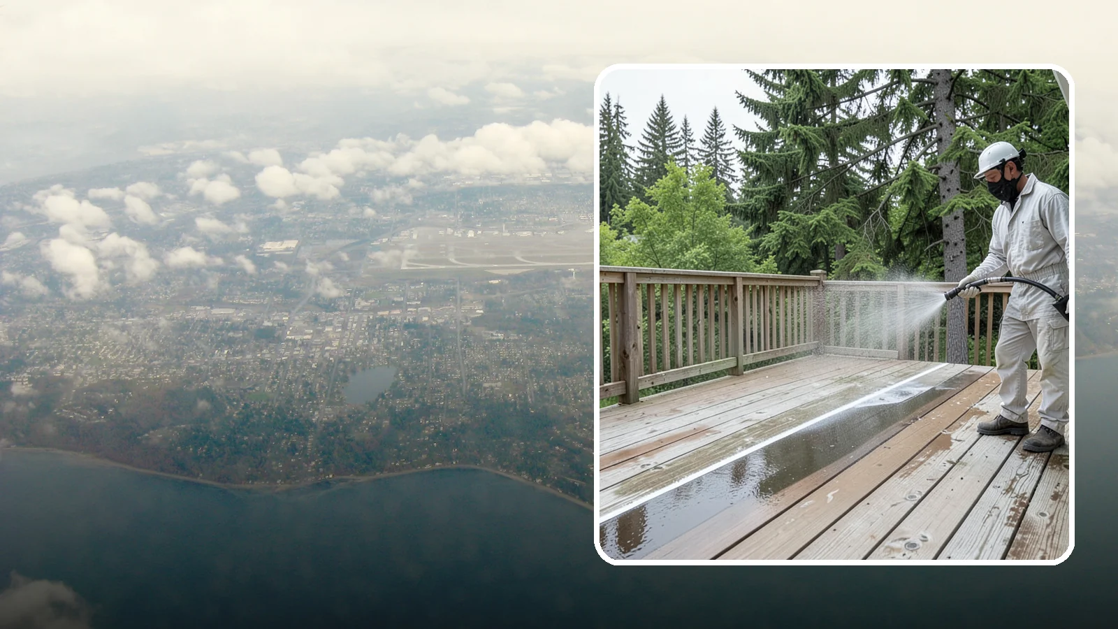 Deck Stain Stripping in Burien, King County, WA - Strip failing, peeling deck stain down to bare wood so a new finish can adhere properly.
