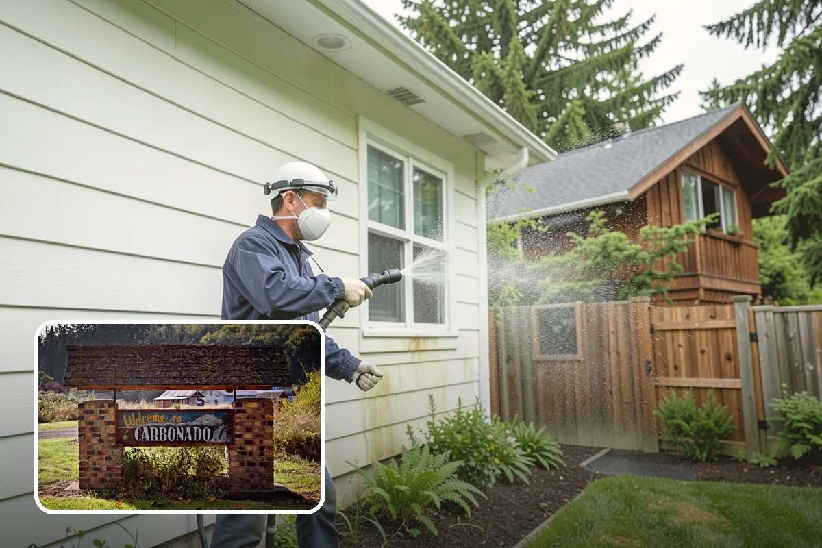 Deck Stain Stripping in Carbonado, Pierce County, WA - Removes peeling, failing stain completely