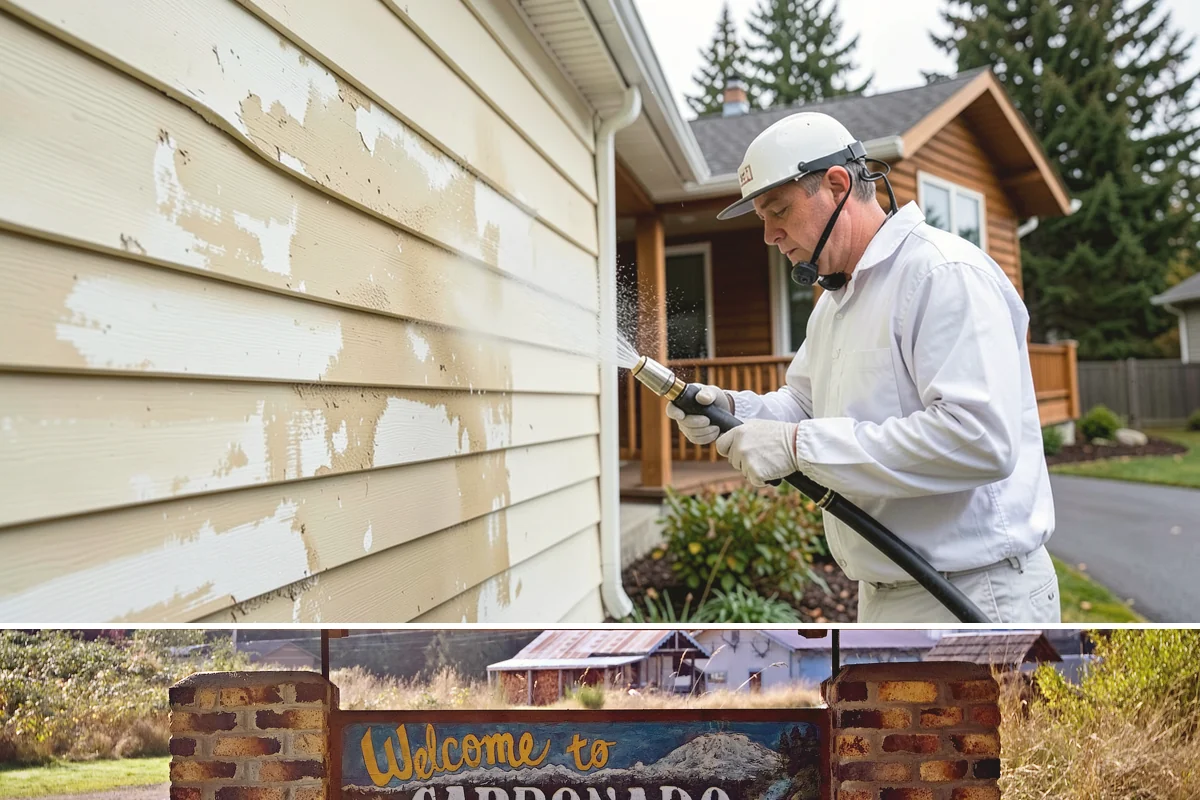 Deck Stain Stripping in Carbonado, Pierce County, WA - Strip deck stain in a dry summer window so bare wood dries before recoating.