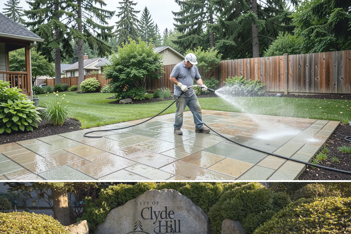 Deck Stain Stripping in Clyde Hill, King County, WA - Strip deck stain in a dry summer window so bare wood dries before recoating.
