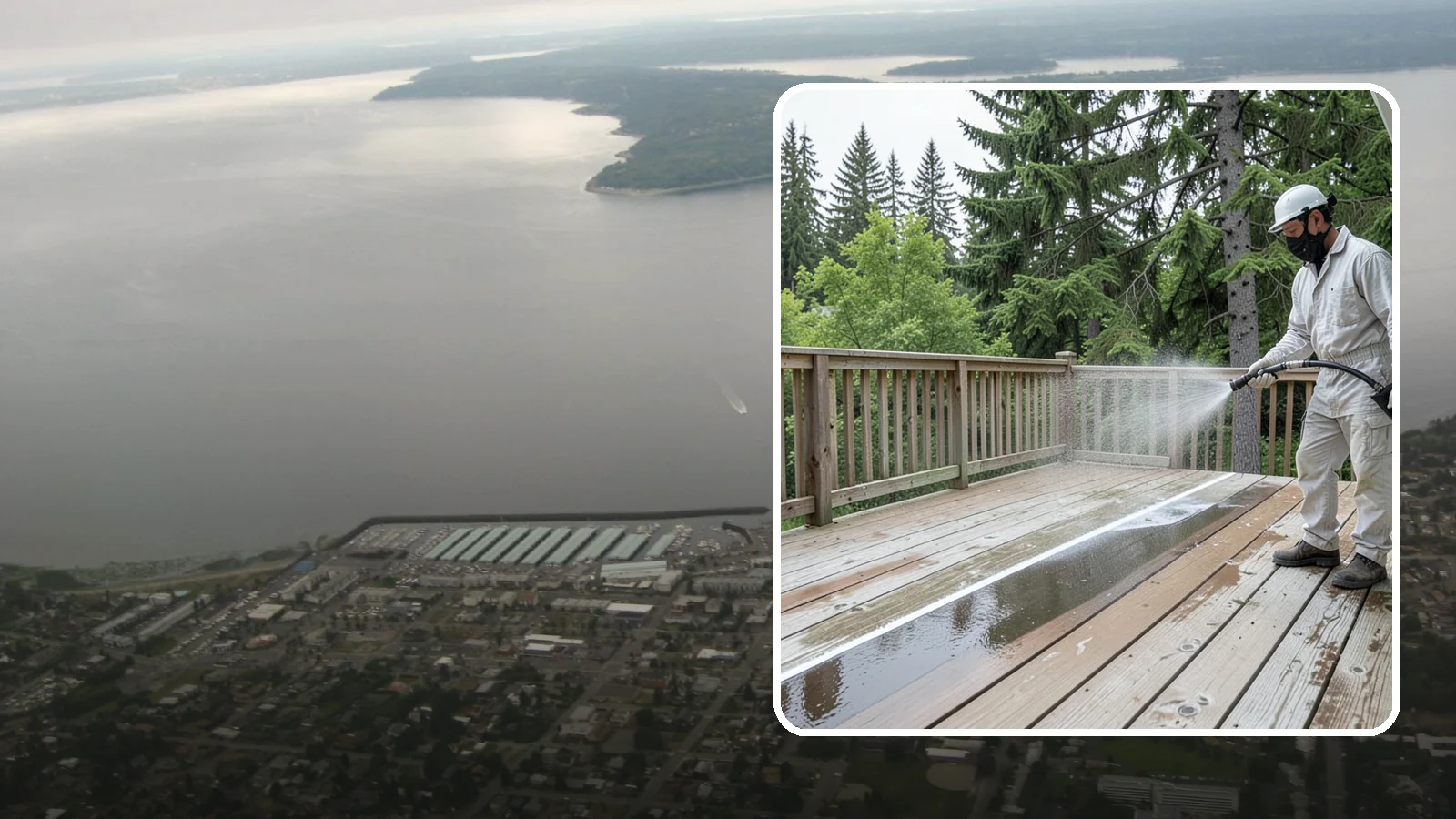 Deck Stain Stripping in Des Moines, King County, WA - Strip failing, peeling deck stain down to bare wood so a new finish can adhere properly.