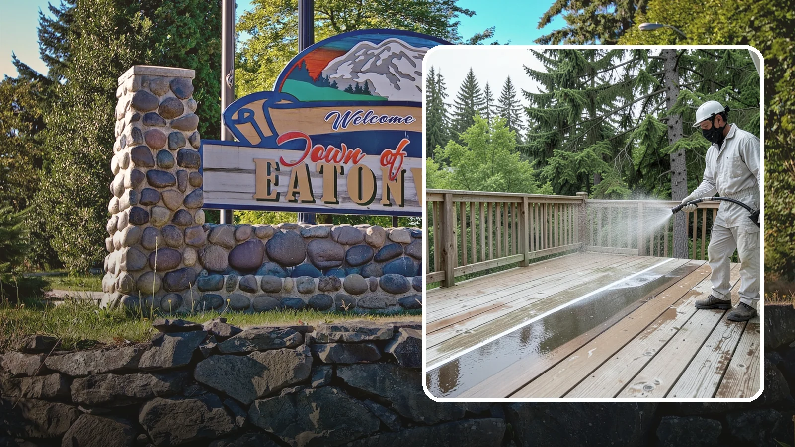 Deck Stain Stripping in Eatonville, Pierce County, WA - Strip failing, peeling deck stain down to bare wood so a new finish can adhere properly.
