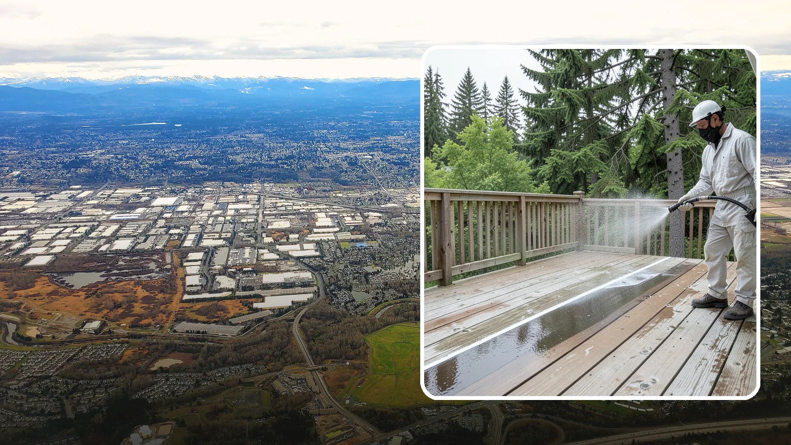 Deck Stain Stripping in Kent, King County, WA - Strip failing, peeling deck stain down to bare wood so a new finish can adhere properly.