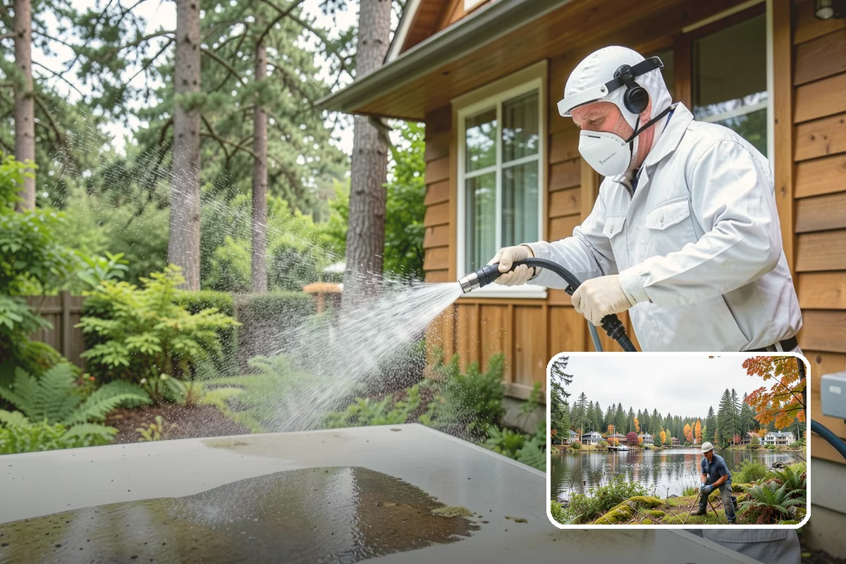 Deck Stain Stripping in La Conner, Skagit County, WA - Removes peeling, failing stain completely