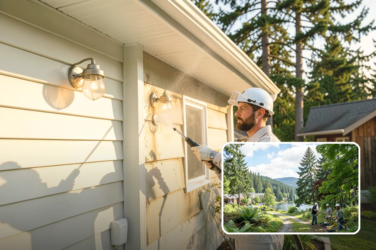 Deck Stain Stripping in Lake Forest Park, King County, WA - Removes peeling, failing stain completely