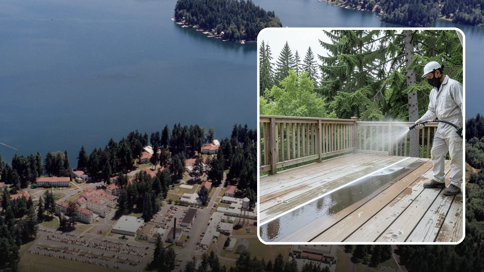 Deck Stain Stripping in Lakewood, Pierce County, WA - Strip failing, peeling deck stain down to bare wood so a new finish can adhere properly.