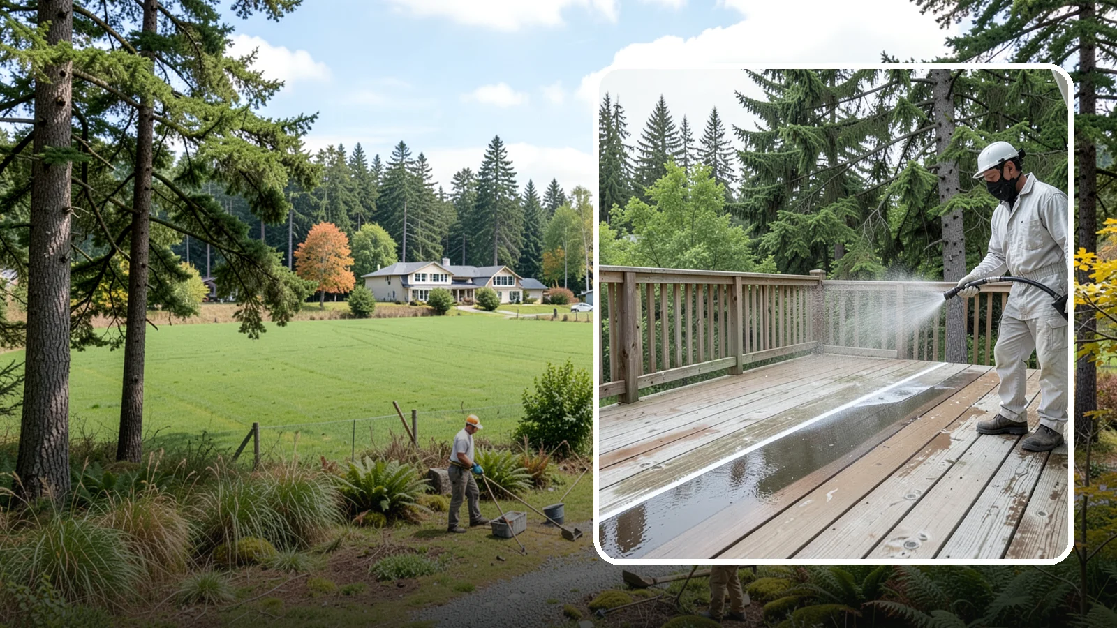 Deck Stain Stripping in Lyman, Skagit County, WA - Strip failing, peeling deck stain down to bare wood so a new finish can adhere properly.
