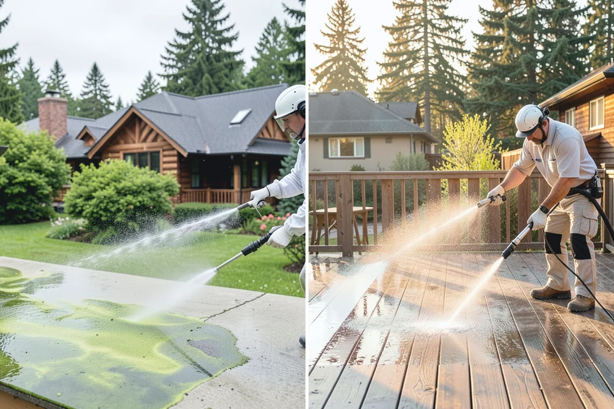 Deck Stain Stripping in Medina, King County, WA - Apply a stain stripper to the failing finish