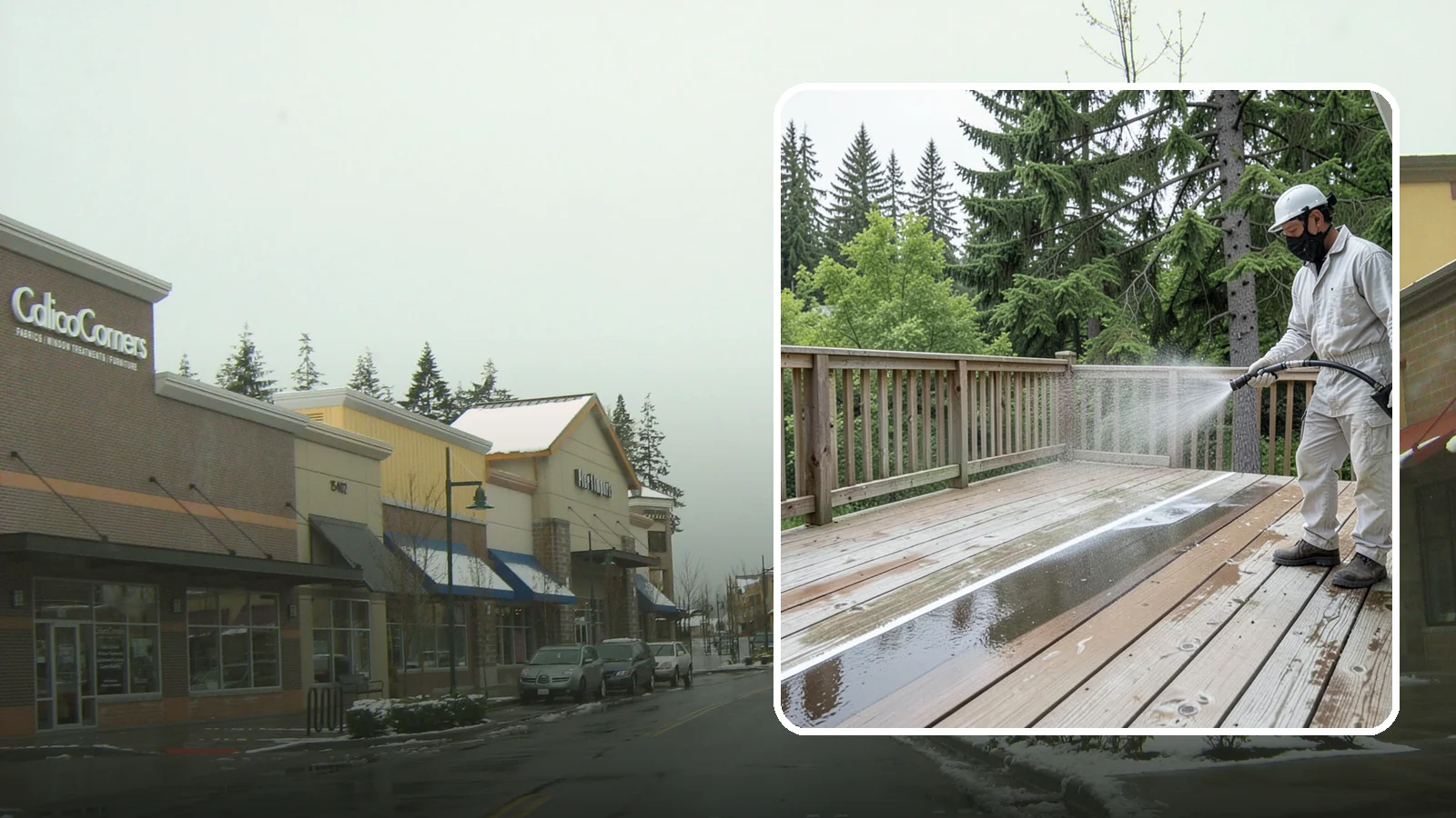 Deck Stain Stripping in Mill Creek, Snohomish County, WA - Strip failing, peeling deck stain down to bare wood so a new finish can adhere properly.