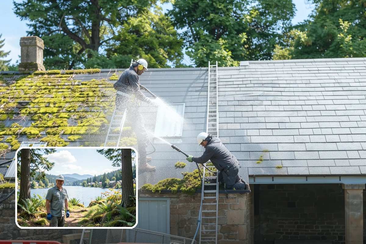 Deck Stain Stripping in Milton, King County, WA - Removes peeling, failing stain completely