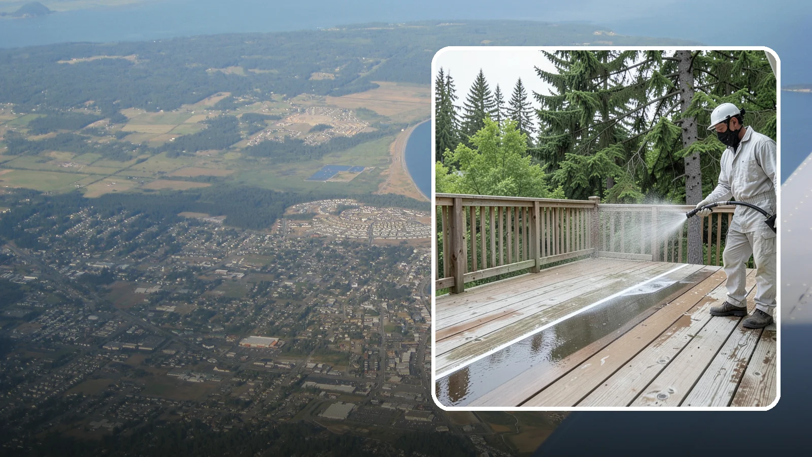 Deck Stain Stripping in Oak Harbor, Island County, WA - Strip failing, peeling deck stain down to bare wood so a new finish can adhere properly.