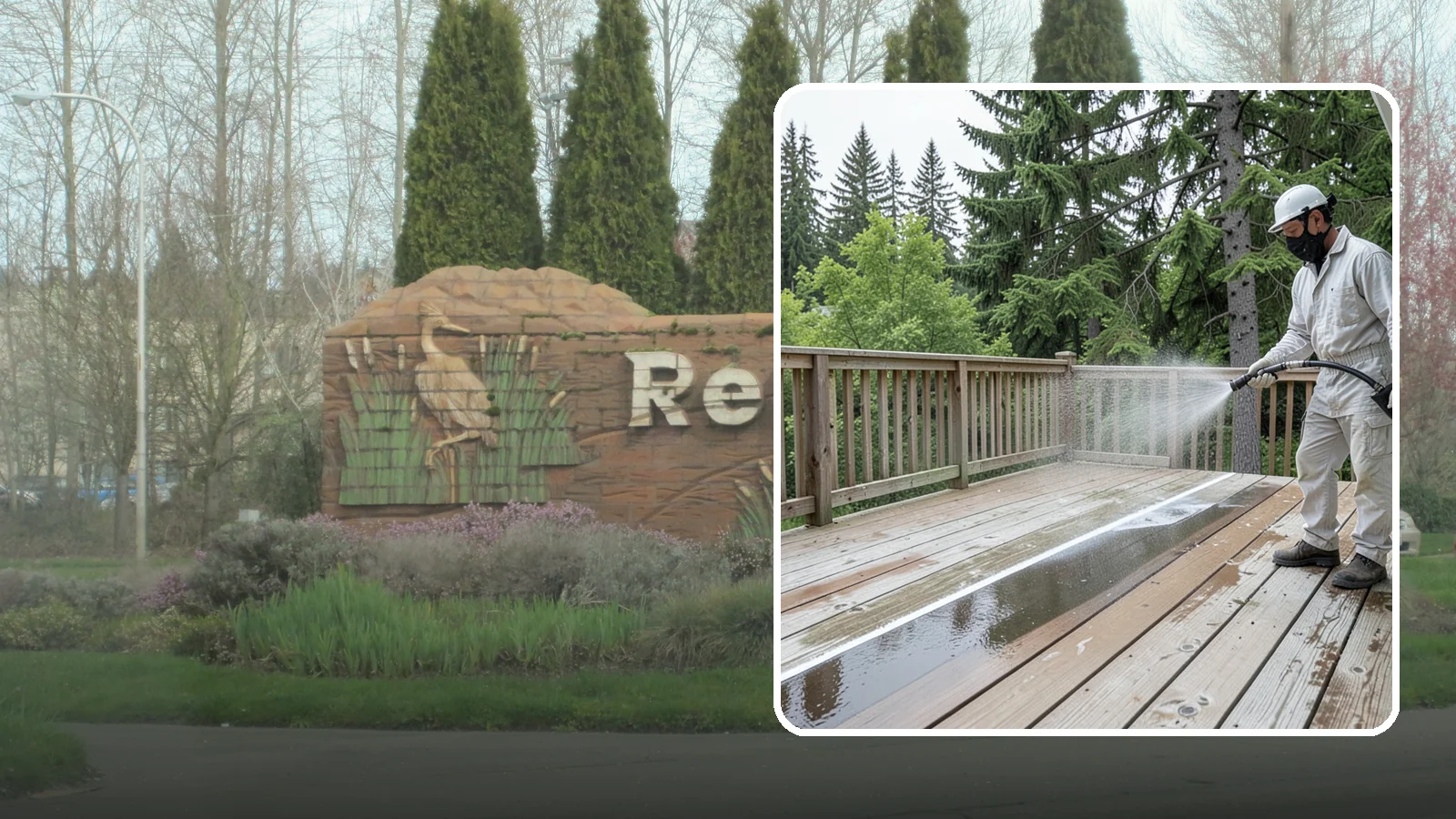 Deck Stain Stripping in Renton, King County, WA - Strip failing, peeling deck stain down to bare wood so a new finish can adhere properly.