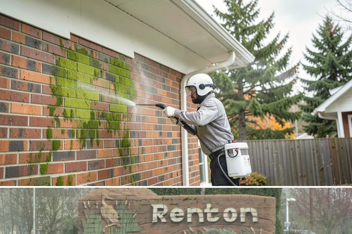 Deck Stain Stripping in Renton, King County, WA - Strip deck stain in a dry summer window so bare wood dries before recoating.