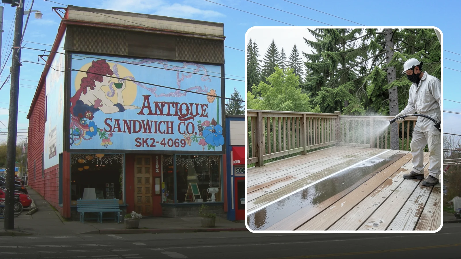 Deck Stain Stripping in Ruston, Pierce County, WA - Strip failing, peeling deck stain down to bare wood so a new finish can adhere properly.